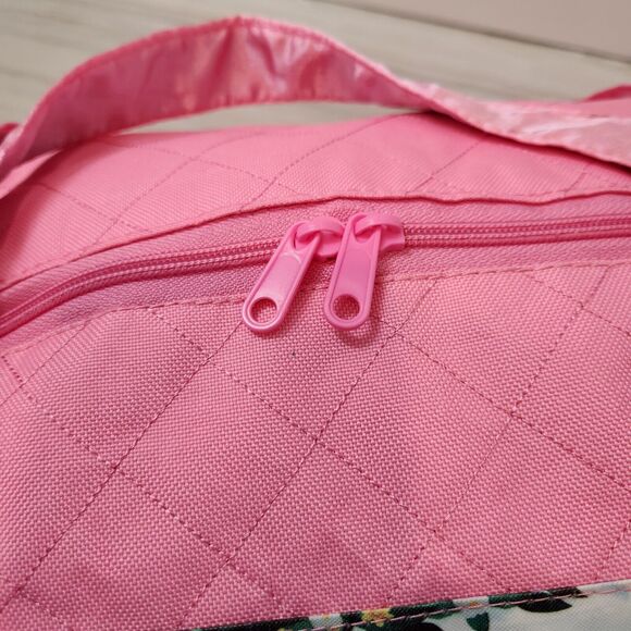 Disney Princess Aurora, Belle & Cinderella Girls Kids Pink Duffle Bag - Picture 8 of 13